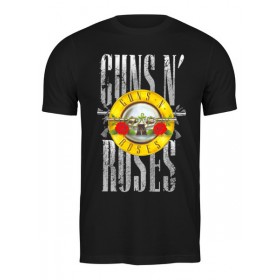 Мужская футболка с принтом Guns n roses во Владимире,  |  | Тематика изображения на принте: 