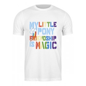 Мужская футболка с принтом My Little Pony Colored во Владимире,  |  | 