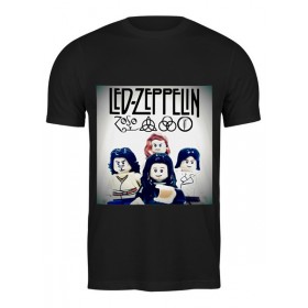 Мужская футболка с принтом Led Zeppelin - toys во Владимире,  |  | Тематика изображения на принте: 