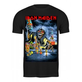 Мужская футболка с принтом Iron Maiden Band во Владимире,  |  | Тематика изображения на принте: 