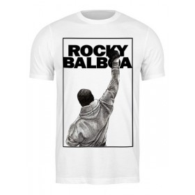 Мужская футболка с принтом Rocky Balboa во Владимире,  |  | 