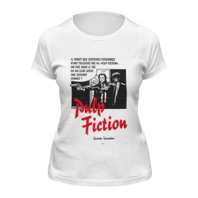 Женская футболка с принтом Pulp Fiction во Владимире,  |  | 