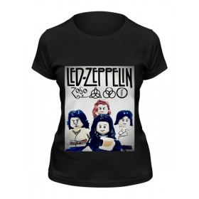 Женская футболка с принтом Led Zeppelin - toys во Владимире,  |  | 