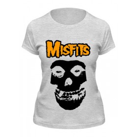 Женская футболка с принтом Misfits во Владимире,  |  | 