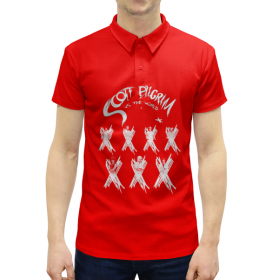 full_print_man_polo с принтом Scott Pilgrim во Владимире,  |  | Тематика изображения на принте: 