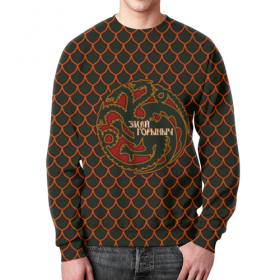 full_print_sweatshirt с принтом Змей Горыныч во Владимире,  |  | Тематика изображения на принте: 