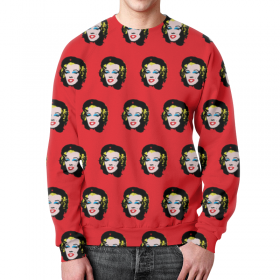 full_print_sweatshirt с принтом Che Guevara- Marilyn Monroe во Владимире,  |  | 