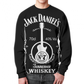 full_print_sweatshirt с принтом Jack Daniels во Владимире,  |  | Тематика изображения на принте: 