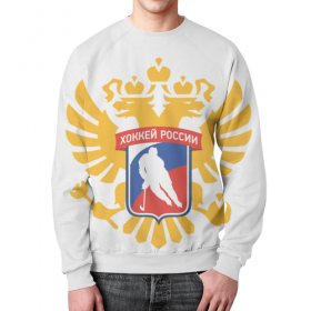 full_print_sweatshirt с принтом Красная машина - Хоккей России во Владимире,  |  | 