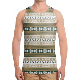 full_print_tanktop с принтом Скандинавский узор во Владимире,  |  | Тематика изображения на принте: 