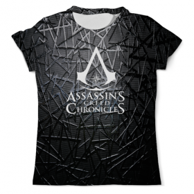 full_print_tee с принтом Assassins Creed во Владимире, Футболка с нанесением полноцветного изображения по всей поверхности может быть выполнена в двух вариантах - ХЛОПОК и СИНТЕТИКА. | Хлопок - ткань из 100% хлопка высшего качества пенье.  <br>Синтетика - ткань с высоким содержанием синтетического волокна (до 80%).  Материал хорошо тянется, имеет приятную на ощупь фактуру | Тематика изображения на принте: 