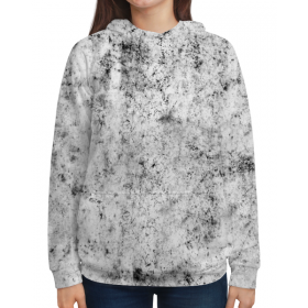 full_print_woman_hoodie с принтом Мраморный узор во Владимире,  |  | 