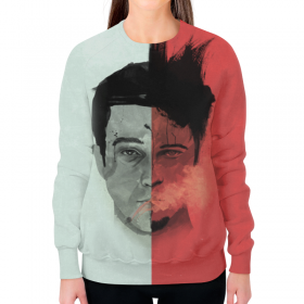 full_print_woman_sweatshirt с принтом Бойцовский Клуб (Fight Club) во Владимире,  |  | 