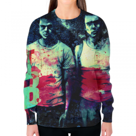 full_print_woman_sweatshirt с принтом Бойцовский Клуб (Fight Club) во Владимире,  |  | 