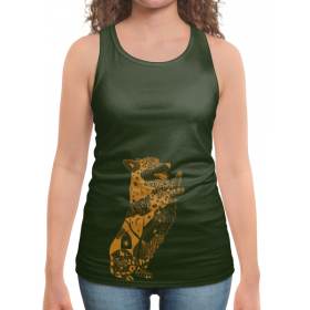 full_print_woman_tanktop с принтом Осень и корги во Владимире,  |  | 