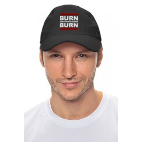 hat с принтом Burn! во Владимире,  |  | Тематика изображения на принте: 