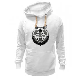 hoodie с принтом Grey Wolf во Владимире,  |  | Тематика изображения на принте: 