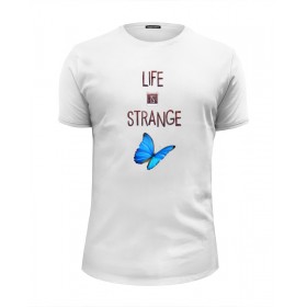 tee с принтом Life Is Strange во Владимире, Белый, черный, серый меланж, голубой: 100% хлопок, плотность 160 гр. Остальные цвета: 92% хлопок, 8% лайкра, плотность 170-180гр. |  | Тематика изображения на принте: 