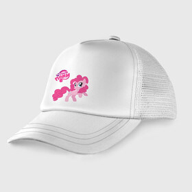 Детская кепка тракер Малышка Пинки Пай: во Владимире, Козырек - 100% хлопок. Кепка - 100% полиэстер, Задняя часть - сетка | универсальный размер, пластиковая застёжка | Тематика изображения на принте: детские | детям | для детей | мой маленький пони | пинки пай | пони