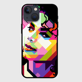 Чехол для iPhone 13 mini с принтом Майкл Джексон во Владимире,  |  | Тематика изображения на принте: michael jackson | майкл джексон | поп арт | портрет