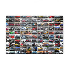 Пазл магнитный 126 элементов с принтом Крутые тачки во Владимире, полимерный материал с магнитным слоем | 126 деталей, размер изделия —  180*270 мм | дорогие машины | крутые тачки | лучшие авто | спортивные автомобили | спорткары