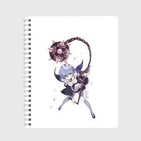 Тетрадь Rem: во Владимире, 100% бумага | 48 листов, плотность листов — 60 г/м2, плотность картонной обложки — 250 г/м2. Листы скреплены сбоку удобной пружинной спиралью. Уголки страниц и обложки скругленные. Цвет линий — светло-серый
 | re zero | rem | rezero | zero | рем