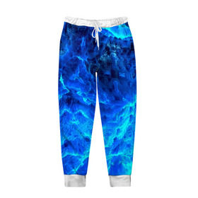 Мужские брюки 3D с принтом Frozen fractal во Владимире, 100% полиэстер | манжеты по низу, эластичный пояс регулируется шнурком, по бокам два кармана без застежек, внутренняя часть кармана из мелкой сетки | Тематика изображения на принте: abstract | abstraction | fractal | optical | абстракция | фрактал