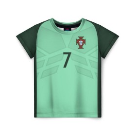 Детская футболка 3D Ronaldo away 17-18: во Владимире, 100% гипоаллергенный полиэфир | прямой крой, круглый вырез горловины, длина до линии бедер, чуть спущенное плечо, ткань немного тянется | champion | confederation | cristiano | cup | euro | portugal | ronaldo | world | европы | конфедераций | криштиану | кубок | мира | португалия | роналду