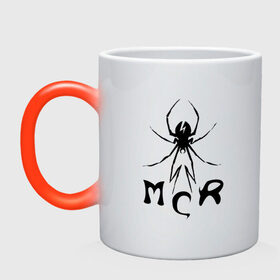 Кружка хамелеон Паук My Chemical Romance: во Владимире, керамика | меняет цвет при нагревании, емкость 330 мл | Тематика изображения на принте: gerard way | mcr | my chemical romance | альтернативный | группа | джерард уэй | май кемикал романс | мкр | мой химический роман | мхр | мцр | панк | поп | поппанк | рок | рэй торо
