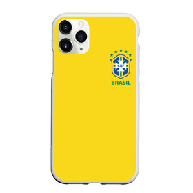 Чехол для iPhone 11 Pro матовый с принтом Бразилия форма во Владимире, Силикон |  | brazil | uniform | бразильская | конфедерация