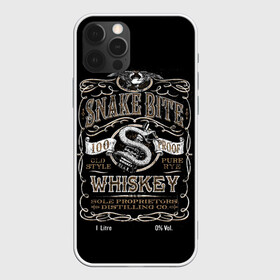 Чехол для iPhone 12 Pro с принтом Snake Bite безалкогольный во Владимире, силикон | область печати: задняя сторона чехла, без боковых панелей | виски | укус змеи