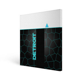 Холст квадратный с принтом DETROIT во Владимире, 100% ПВХ |  | Тематика изображения на принте: 3d | detroit | абстракция | белый | город | игра | лого | логотип | надпись | полосы | треугольник | фигура | черный
