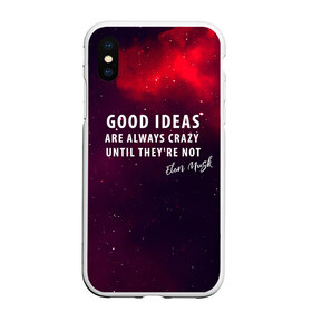 Чехол для iPhone XS Max матовый с принтом Elon Reeve Musk во Владимире, Силикон | Область печати: задняя сторона чехла, без боковых панелей | dragon | elon reeve musk | falcon | falcon heavy | nasa | paypal | solarcity | spacex | tesla | tess | астрономия | илон маск | космос | наука