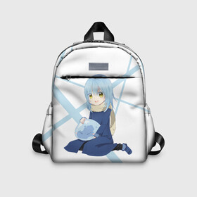 Детский рюкзак 3D с принтом О моём перерождении в слизь во Владимире, 100% полиэстер | лямки с регулируемой длиной, сверху петелька, чтобы рюкзак можно было повесить на вешалку. Основное отделение закрывается на молнию, как и внешний карман. Внутри дополнительный карман. По бокам два дополнительных кармашка | Тематика изображения на принте: anime | manga | rimuru tempest | that time i got reincarnated as a slime | аниме | минами сатору | о моём перерождении в слизь | римуру темпест | сатора