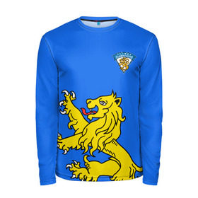 Мужской лонгслив 3D с принтом СБОРНАЯ ФИНЛЯНДИИ во Владимире, 100% полиэстер | длинные рукава, круглый вырез горловины, полуприлегающий силуэт | finland | hockey | sport | suomi | герб | надписи | сборная финляндии | сборная хоккея | символика | спорт | спортсмен | финляндия | форма | хоккей | чемпионат | чемпионат 2019