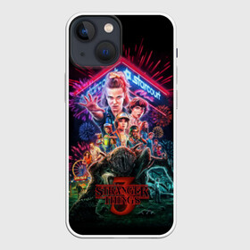 Чехол для iPhone 13 mini STRANGER THINGS 3: во Владимире,  |  | Тематика изображения на принте: 11 | 3 season | 3 сезон | eleven | netflix | stranger | things | бобби | браун | дела | крайне | милли | оди | одинадцать | одиннадцать | очень | события | странные | стренджер