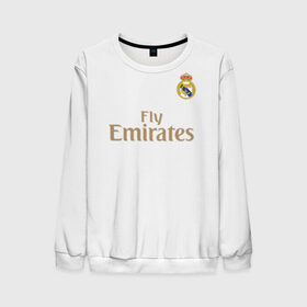 Мужской свитшот 3D с принтом Hazard home 19-20 во Владимире, 100% полиэстер с мягким внутренним слоем | круглый вырез горловины, мягкая резинка на манжетах и поясе, свободная посадка по фигуре | champions | hazard | league | luka | madrid | modric | ramos | real | spain | азар | испания | лига | лука | мадрид | модрич | рамос | реал | чемпионов