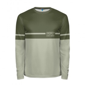 Мужской лонгслив 3D с принтом Andrey ivanov во Владимире, 100% полиэстер | длинные рукава, круглый вырез горловины, полуприлегающий силуэт | заказать имя | имена | именные футболки | имя | конструктор имён | меня зовут | редактировать имя | футболки с именами | футболки с текстом
