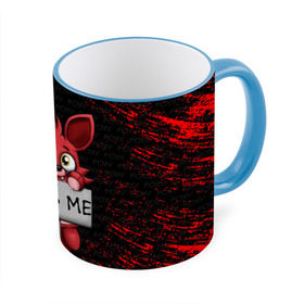 Кружка с принтом Five Nights At Freddys во Владимире, керамика | ёмкость 330 мл | Тематика изображения на принте: 5 ночей с фредди | five nights at freddys | foxy | аниматроники | игра | компьютерная игра | робот | фокси | фредди | фреди | чика