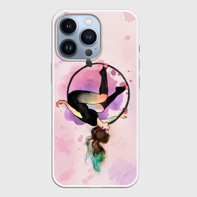 Чехол для iPhone 13 Pro с принтом Гимнастика на кольцах во Владимире,  |  | aerial gymnastic | gymnastic | gymnastics on cloth | gymnastics on the rings | воздушная гимнастика | гимнастика | гимнастика на кольцах | кольца | полотна | полотно
