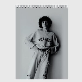 Скетчбук finn wolfhard: во Владимире, 100% бумага
 | 48 листов, плотность листов — 100 г/м2, плотность картонной обложки — 250 г/м2. Листы скреплены сверху удобной пружинной спиралью | finn wolfhard | очень странные дела | финн вулфард