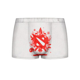 Мужские трусы 3D с принтом Новогодний Dota 2 во Владимире, 50% хлопок, 50% полиэстер | классическая посадка, на поясе мягкая тканевая резинка | christmas | dota | dota 2 | dota plus | happy new year | merry christmas | santa | дед мороз | дота | дота 2 | елка | керри | коры | кэрри | мидер | мидлейнер | новогодний | олени | олень | офлейнер | рождество | с новым годом