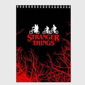 Скетчбук STRANGER THINGS: во Владимире, 100% бумага
 | 48 листов, плотность листов — 100 г/м2, плотность картонной обложки — 250 г/м2. Листы скреплены сверху удобной пружинной спиралью | 11 | stranger things | одди | одиннадцатая | очень странные дела | сериалы
