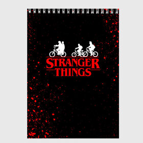 Скетчбук STRANGER THINGS: во Владимире, 100% бумага
 | 48 листов, плотность листов — 100 г/м2, плотность картонной обложки — 250 г/м2. Листы скреплены сверху удобной пружинной спиралью | 11 | stranger things | одди | одиннадцатая | очень странные дела | сериалы