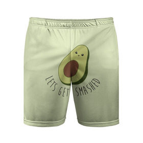 Мужские шорты спортивные с принтом Авокадо во Владимире,  |  | авокадо | мемы | минимализм | прикольные картинки | прикольные надписи | растение | фрукт