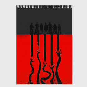 Скетчбук Очень странные дела: во Владимире, 100% бумага
 | 48 листов, плотность листов — 100 г/м2, плотность картонной обложки — 250 г/м2. Листы скреплены сверху удобной пружинной спиралью | netflix | stranger things | trend | арт | герой | загадочные события | кино | лого | надпись | наука | нетфликс | очень странные дела | парню | персонаж | прикольная | ребенку | сериал | тренд | фантастика