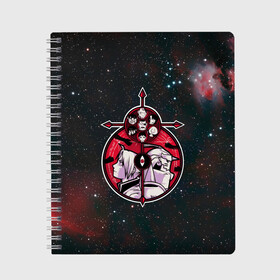 Тетрадь с принтом Стальной алхимик во Владимире, 100% бумага | 48 листов, плотность листов — 60 г/м2, плотность картонной обложки — 250 г/м2. Листы скреплены сбоку удобной пружинной спиралью. Уголки страниц и обложки скругленные. Цвет линий — светло-серый
 | fullmetal alchemist | алхимия | альфонс элрики | стальной алхимик | философский камень | хаганэ но рэнкиндзюцуси | хирому аракавы | эдвард