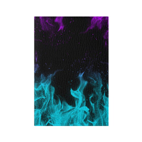 Обложка для паспорта матовая кожа с принтом НЕОНОВЫЙ ОГОНЬ | NEON FIRE во Владимире, натуральная матовая кожа | размер 19,3 х 13,7 см; прозрачные пластиковые крепления | Тематика изображения на принте: bright | fire | flame | heat | light | neon | wildfire | искры | неон | огненный | огонь | пламя | пожар