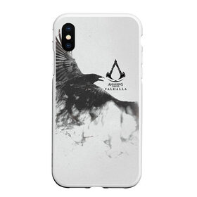Чехол для iPhone XS Max матовый с принтом ASSASSIN`S CREED VALHALLA во Владимире, Силикон | Область печати: задняя сторона чехла, без боковых панелей | crow | slayer | valhalla | vikings | асасин | ассасин крид | ассассин | вальхалла | викинги | ворон | тамплиеры