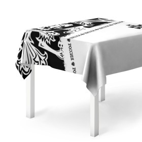 Скатерть 3D с принтом Кирилл во Владимире, 100% полиэстер (ткань не мнется и не растягивается) | Размер: 150*150 см | Тематика изображения на принте: russia | белая | большой | герб | имена | именная | имя | надпись | орел | патриот | подпись | полоса | потертости | российская федерация | россия | рф | с именем | состаренная | чб | черная